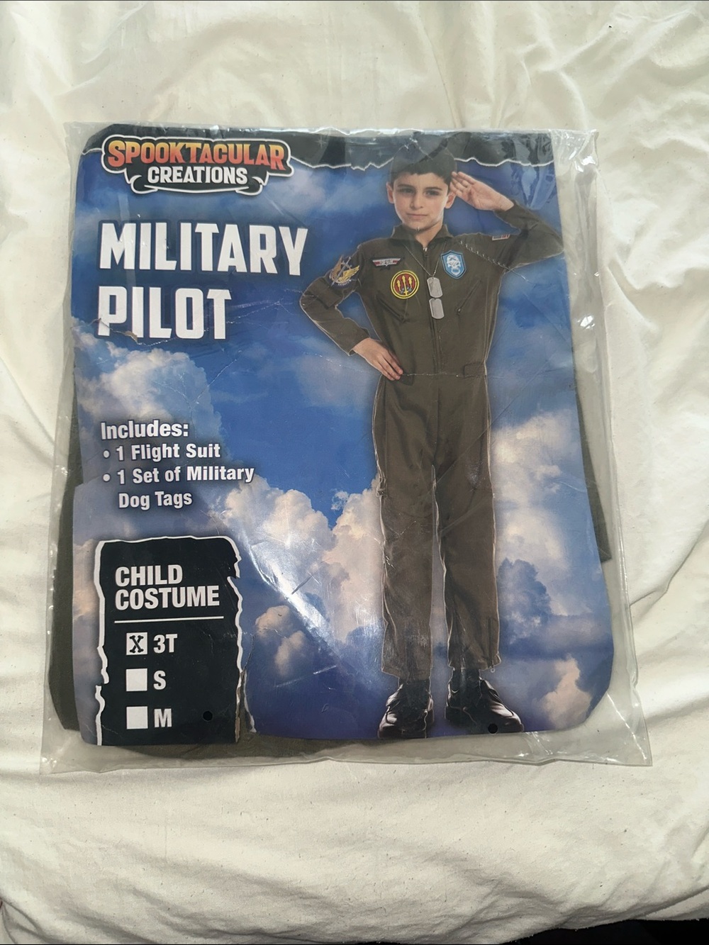 Spooktacular Creations Kids Military Pilot Costume - Olive Green